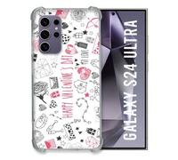 Coque Renforcée Compatible Magsafe Pour Samsung Galaxy S24 Ultra Amour Valentines