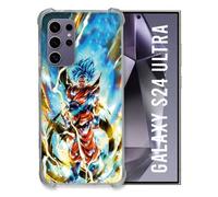 Coque Renforcée Compatible Magsafe Pour Samsung Galaxy S24 Ultra Manga Dragon Ball Sangoku Blanc