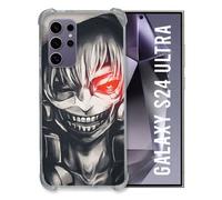 Coque Renforcée Compatible Magsafe Pour Samsung Galaxy S24 Ultra Manga Tokyo Ghoul Kaneki Noir