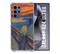 Coque Renforcée Compatible Magsafe Pour Samsung Galaxy S24 Ultra Peinture Le Cri
