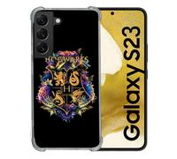 Coque Renforcée En Verre Trempé Pour Samsung Galaxy S23 Harry Potter Hogwarts