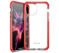 Coque renforcée iPhone 11 Pro Suprem Clear 4.5m Transparente Contour Rouge Itskins