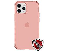 Coque renforcée iPhone 12 / 12 Pro Spectrum Clear 3m Transparente Corail Itskins