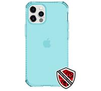 Coque renforcée iPhone 12 Pro Max Spectrum Clear 3m Transparente Bleu Clair Itskins