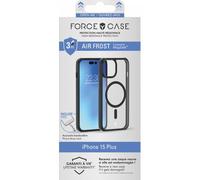 Force Case - Coque de protection pour téléphone portable - renforcé - 50 % de plastique recyclé - noir givré - pour Apple iPhone 15 Plus