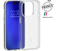 Coque renforcée iPhone 15 Pro Max PULSE Origine France Garantie 3m Transparente + Garantie à vie - Origine France Garantie Force Case