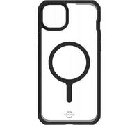 Itskins Coque renforcée Hybrid R Sling MagSafe pour iPhone 15 Noir transparent