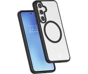 Coque renforcée Magnet Samsung Galaxy S24 FE AIR Frost 3m Noire + Garantie à vie Force Case