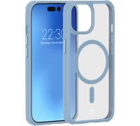 Coque renforcée MagSafe iPhone 15 Plus AIR Frost 3m Bleu Ciel + Garantie à vie Force Case