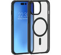 Coque renforcée MagSafe iPhone 15 Plus AIR Frost 3m Noire + Garantie à vie Force Case