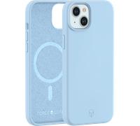 Coque renforcée MagSafe iPhone 15 Plus SILICONE 2m Bleu Ciel + Garantie à vie Force Case