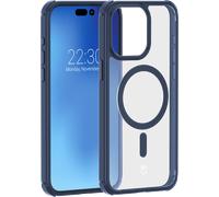 Coque renforcée MagSafe iPhone 15 Pro AIR Frost 3m Bleu Marine + Garantie à vie Force Case