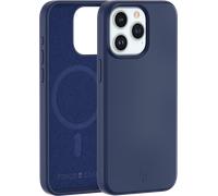 Coque Renforcée Silicone Compatible MagSafe pour iPhone 15 Pro Bleu marine