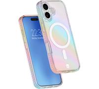 Coque renforcée MagSafe iPhone 17 AIR 3m Transparente Holographique + Garantie à vie Force Case