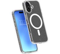 Coque renforcée MagSafe iPhone 17 AIR XTREM 4m Norme Militaire MIL-STD 810G Transparente avec Paillettes + Garantie à vie Force Case