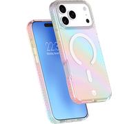 Coque renforcée MagSafe iPhone 17 Pro Max AIR 3m Transparente Holographique + Garantie à vie Force Case