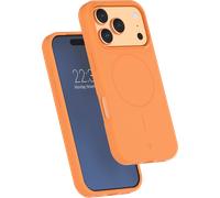Coque renforcee MagSafe iPhone 17 Pro SILICONE 2m Orange + Garantie a vie Force CaseCoque renforcee MagSafe iPhone 17 Pro SILICONE 2m Orange + Garantie a vie Force Case