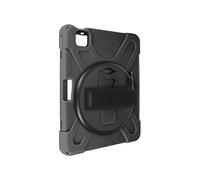 Coque Renforcée Polycarbonate Noir pour iPad Air 11" M4 2026 avec Poignée Rotative et Bandoulière