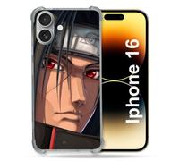 Coque Renforcée Pour Apple Iphone 16 Manga Naruto Itachi Visage