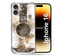 Coque Renforcée Pour Apple Iphone 16 Musique Guitare Tag