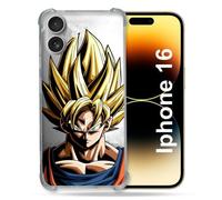 Coque Renforcée Pour Apple Iphone 16 Plus Manga Dragon Ball Sangoku Portrait