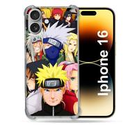 Coque Renforcée Pour Apple Iphone 16 Plus Manga Naruto Team
