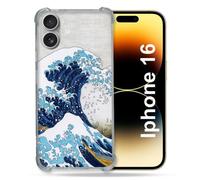 Coque Renforcée Pour Apple Iphone 16 Plus Peinture La Grande Vague