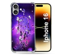 Coque Renforcée pour Apple Iphone 16 Plus Zen Attrape Reve Papillon