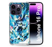 Coque Renforcée Pour Apple Iphone 16 Pro Manga Dragon Ball Vegeta Bleu
