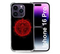 Coque Renforcée Pour Apple Iphone 16 Pro Manga Fullmetal Alchemist Logo
