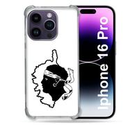 Coque Renforcée Pour Apple Iphone 16 Pro Voyage Corse Blanc