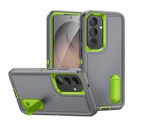 Coque Renforcée pour Galaxy S26 Plus Tri-matière avec Béquille Intégrée Gris