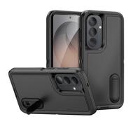 Coque Renforcée pour Galaxy S26 Plus Tri-matière avec Béquille Intégrée Noir