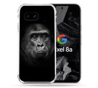 Coque Renforcée Pour Google Pixel 8a Animal Gorille Noir