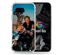 Coque Renforcée Pour Google Pixel 8a Musique Johnny Hallyday Moto