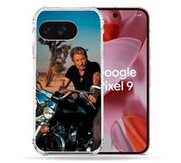 Coque Renforcée Pour Google Pixel 9 Musique Johnny Hallyday Moto