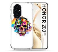 Coque Renforcée Pour Honor 200 5g Tete De Mort Tag