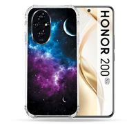 Coque Renforcée Pour Honor 200 5g Univers Bleu Violet