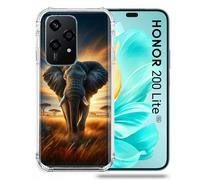 Coque Renforcée Pour Honor 200 Lite 5g Animal Elephant Savane