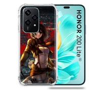 Coque Renforcée Pour Honor 200 Lite 5g Manga Attaque Titans Mikasa