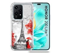 Coque Renforcée Pour Honor 200 Lite 5g Voyage France Paris Rouge