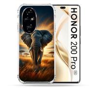 Coque Renforcée Pour Honor 200 Pro 5g Animal Elephant Savane