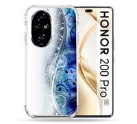 Coque Renforcée Pour Honor 200 Pro 5g Musique Partition Vague