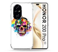 Coque Renforcée Pour Honor 200 Pro 5g Tete De Mort Tag