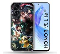 Coque Renforcée Pour Honor 90 Lite 5g Manga Demon Slayer Groupe