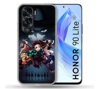 Coque Renforcée Pour Honor 90 Lite 5g Manga Demon Slayer Noir