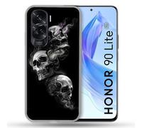 Coque Renforcée Pour Honor 90 Lite 5g Tete De Mort Triple