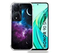 Coque Renforcée Pour Honor 90 Smart 5g Univers Bleu Violet