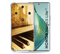 Coque Renforcée Pour Honor Magic 5 Lite Musique Piano Retro
