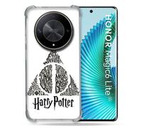 Coque Renforcée Pour Honor Magic 6 Lite 5g Harry Potter Hollows Triangle Blanc
